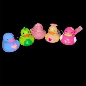 Target Bullseye Playground Valentines Rubber Duck 5pc Set 2026 Cupcake Chef